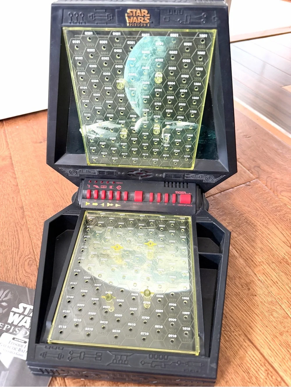 Star Wars Electronic Talking Galactic Battle Space Game Tiger Battleship 1997